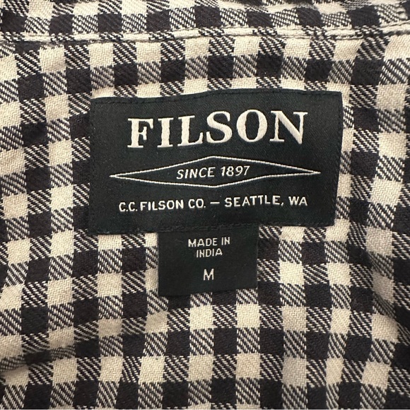 EUC Filson Womens Scout Shirt Black & White
Flannel Buttondown. Women’s Medium - Picture 3 of 5